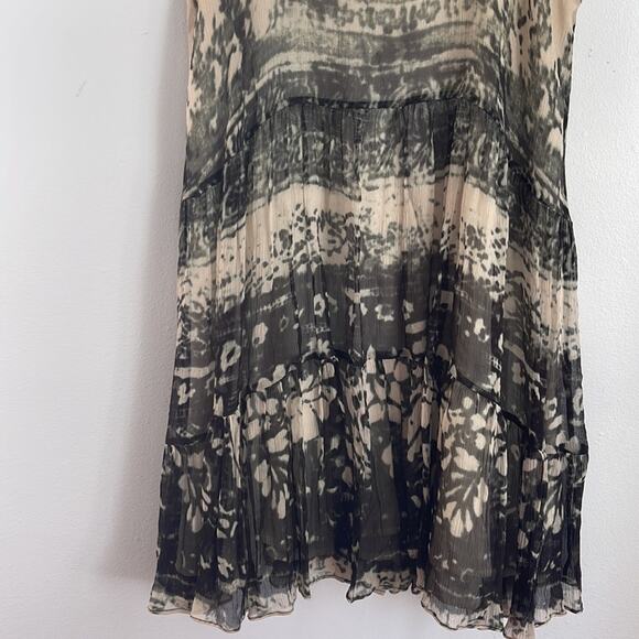 Chaser 100% silk chiffon long line babydoll camisole sz S - Picture 3 of 8